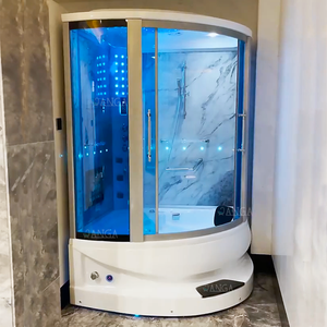 Cabina de ducha de vapor con bañera de hidromasaje Baño de hidromasaje con ducha Cuarto de ducha japonés sexy - Product Image 5