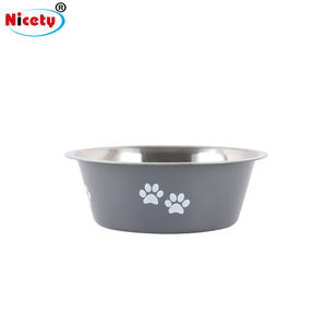 Tigelas e Comedouros para Animais de Estimação em Aço Inoxidável com Base de Borracha Antiderrapante para Cães Pequenos, Médios e Grandes - Product Image 1