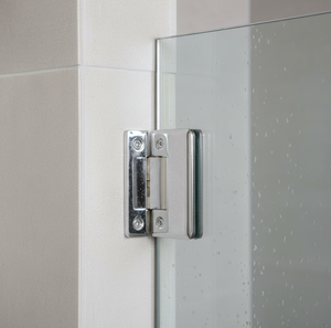 Bisagra pivotante moderna para baño, cabina de ducha de Hotel, latón macizo, impermeable, cierre suave con acabado cromado, herrajes para puertas y ventanas - Product Image 6