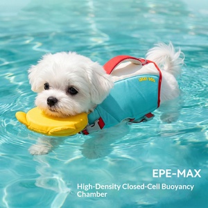Chaleco Salvavidas Ligero para Perros y Gatos, Ajustable, Transpirable, con Diseño Floral, para Todas las Estaciones, para Piscina y Playa - Product Image 2