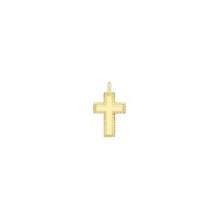 Pendentif Croix Religieuse Minimaliste en Or 9 carats pour la Fabrication de Bijoux Permanents – Vente en Gros