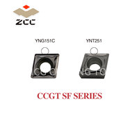 ZCC CT Carbide Inserts CCGT YNG151 CCGT060204-SF CNC Turning Tool Lathe Cutter Tools Internal Turning Inserts