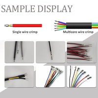 Machine semi-automatique de dénudage et de sertissage de câbles EW-50A pour les bornes de câbles Molex JST XH