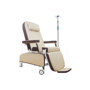 Traitement mobile de chimiothérapie d'hôpital de patient de BR-DY05 utilisé siège électrique de donneur de sang chaise de dialyse multi de fonctions - Product Image 2