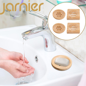 <span class=keywords><strong>Portasapone</strong></span> Quadrato in Legno con Custodia in Bambù, Vassoio <span class=keywords><strong>Portasapone</strong></span> Rotondo con Motivo per <span class=keywords><strong>Bagno</strong></span>, Cucina, Lavello, <span class=keywords><strong>Doccia</strong></span>, Confezionato in Scatola - Product Image 2