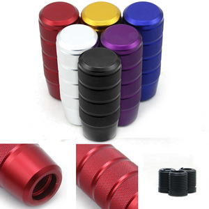 Aosu Auto Parts Car Gear <b>Shift</b> <b>Knob</b> Knurled Aluminum Alloy Ergonomic Seven Colors Manual Transmission - Product Image 4