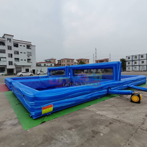 Terrain de sport gonflable géant de qualité commerciale pour volley-ball, piscine gonflable pour adultes - Product Image 6