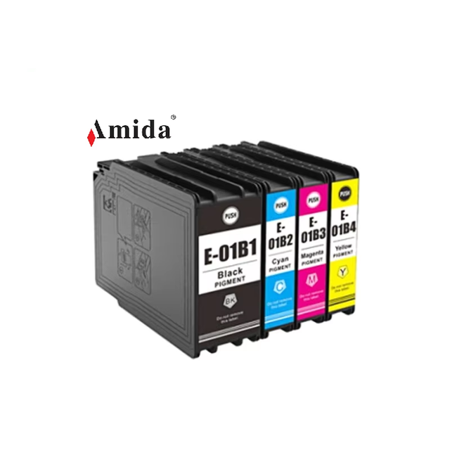 Amida Ink Wholesale T01B1 T01B2 T01B3 T01B4 Premium Compatible Ink Cartridge for Epson Printer