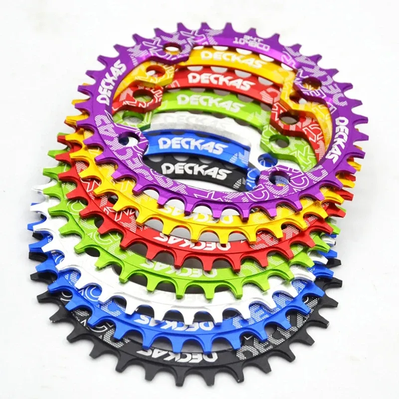 Deckas 104bcd Ronde Smalle Brede Mtb Mountainbike Fiets 104bcd 32T 34T 36T 38T Crankset Tandplaat Onderdelen 104 Bcd