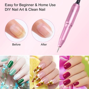Lime à ongles <span class=keywords><strong>électrique</strong></span> professionnelle perceuse <span class=keywords><strong>manucure</strong></span> acrylique <span class=keywords><strong>pédicure</strong></span> Machine ensemble <span class=keywords><strong>Kit</strong></span> avec 1 paquet de bandes de ponçage - Product Image 2