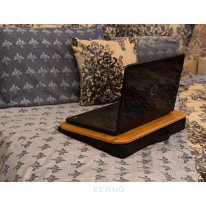 Coussin de bureau d'ordinateur portable en bambou de haute qualité avec poignée de coussin amovible - Product Image 4