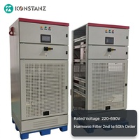 Filtro de armónicos OEM ODM 380V 400V LV SVG para armario, 2-50 armónicos, 35-600kvar GGD GCK para distribución de energía en fabricación industrial