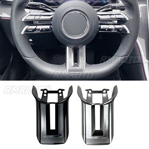 Marco Decorativo Plateado para Volante de Coche Mercedes-Benz Clase C/CLS/S/E W206 W213 C257 W223 AMG, Accesorios Interiores para Coche - Product Image 1