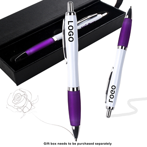 Best Bulk Office ABS Plastic <b>Pen</b> With Promotional Printing Personalized Customized Logo Click Ballpoint Soft Grip for Gift - Product Image 5