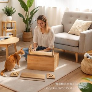 Wooden <b>Wall</b> <b>Mounted</b> Display Rack Rectangle Multipurpose Storage For Bedroom Entryway Decorative <b>Shelf</b> - Product Image 2