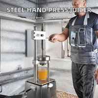 Hoge productiviteit commerciële roestvrijstalen handpers sinaasappelpers fruit- en groentesapmachine