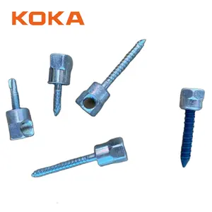 Wholesale Supplier Rod Hanger Screw Metal Electrical 304 Wood Vertical 3/8''x1'' Hangermate Rod Anchors