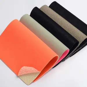 MOQ 3 meters orange color perforated neoprene fabrics warm keeping white neoprene for braces