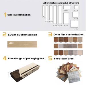 Suelo Vinílico SPC con Sistema de Clic, Antideslizante, Impermeable, Ecológico, Revestimiento de Pared de Diseño Moderno para Escuelas - Product Image 4