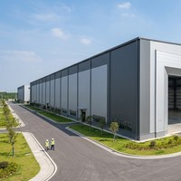 Estructuras de Acero Modulares de Segunda Mano, Estándar ASTM, en Venta para Expansión Temporal de Plantas de Manufactura