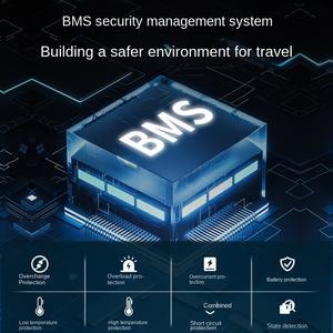 Batterie de secours portable grande capacité LiFePO4 220V pour <span class=keywords><strong>camping</strong></span>, voiture, autonomie prolongée, affichage LED BMS - Product Image 3
