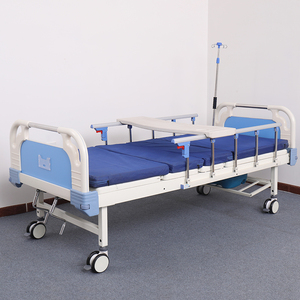 Cama de Hospital Económica con Dos Manivelas, Ajustable, Manual, para Cuidado de Pacientes en el Hogar - Product Image 1
