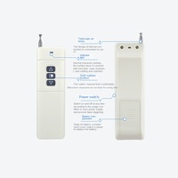 Télécommande sans fil industrielle Fanwell IT03 433/868 MHz, interrupteur mural 3 canaux AC100-380V 30A, portée de contrôle 200 m, USB