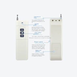 รีโมดูลตัวรับสัญญาณรีโมตไร้สาย RF AC100V-240V ส่งสัญญาณ433MHz สวิตช์ควบคุมระยะไกลแบบไร้สายทำจากพลาสติกอเนกประสงค์ - Product Image 2