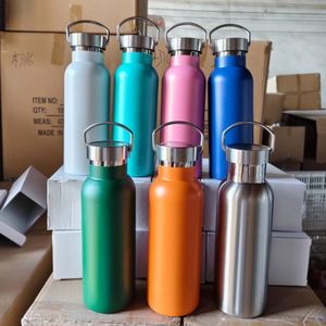 ขวดน้ำกีฬาสแตนเลสสตีลปราศจากสาร BPA ป้องกันการรั่วซึม พร้อมโลโก้สั่งทำ ความจุขนาดใหญ่ เหมาะสำหรับการเดินทาง ท่องเที่ยวกลางแจ้ง และออกกำลังกาย - Product Image 5