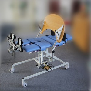 Cama Eléctrica Reclinable para Niños 145*65*105cm, Acero Azul, Equipo de Rehabilitación - Product Image 2