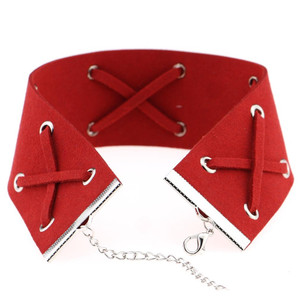 Wide Criss-cross Velvet Choker Necklace Sexy Bondage Strap Collar Necklaces for Women Girls Gift Fashion Summer <strong>Jewelry</strong> - Product Image 4