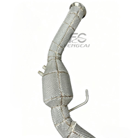 Tubo de Escape Delantero de Acero Inoxidable Sin Fallos de Motor para Porsche Panamera 976 2.9T 2024+ Tubo de Escape de Alto Rendimiento para Carreras Mejora de Potencia