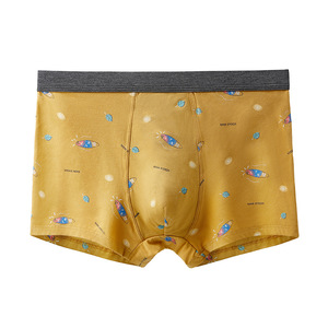 Boxer da <span class=keywords><strong>uomo</strong></span> con stampa traspirante Boxer brevi da ragazzo intimo Boxer <span class=keywords><strong>abbigliamento</strong></span> per bambini mutandine in cotone per ragazzi per adolescenti - Product Image 4