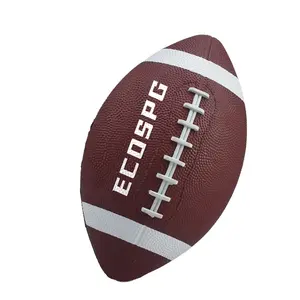 On Sale Size 6 Rubber American Football Rugby Ball For Match and Training