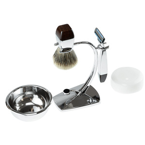 Weshare традиционная Мужская Парикмахерская композитная Безопасная бритва набор для мужчин Подарочная щетка для бороды Безопасная бритва - Product Image 6