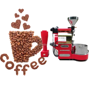 Büyük promosyon paslanmaz çelik 16kg 15kg elektrikli gaz kahve kavurma sertifikası kahve kavurma makinesi