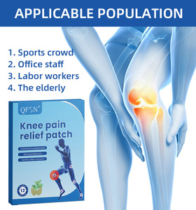 QFSN ODM/OEM MSDS 인증된 쑥 무릎 통증 패치-관절염 통증 및 스포츠 회복을 위한 허브 치료제 (2년 유통기한) - Product Image 2