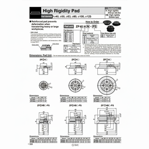 Tampon de vide ZPT40HBNJ25-B01-A18 de composants industriels pneumatiques SMC - Product Image 1