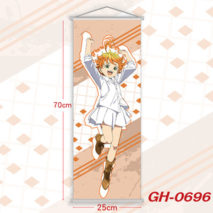 Venta al por mayor personalizado Popular dibujos animados <span class=keywords><strong>Anime</strong></span> Scroll Posters The Promised <span class=keywords><strong>Neverland</strong></span> Pictures Poster decoración de la pared - Product Image 4
