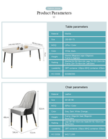 Ensemble de table à manger et chaise, nouveau, pour la cuisine
