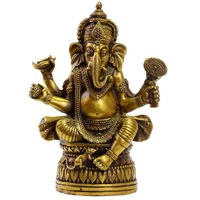 Vente chaude de haute qualité en laiton Ganesh Statue dieux hindous Statue de bouddha à vendre