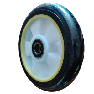 عجلات كتم صوت العربة 8 10 <span class=keywords><strong>12</strong></span> بوصة بلاستيك هندسي - Product Image 4