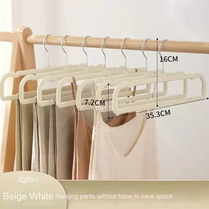 Perchas de Terciopelo Resistentes para Pantalones con Barra Antideslizante de 35 cm, Gancho Giratorio para Ropa de Adulto, Percha Individual Acolchada para Pantalones - Product Image 6