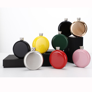 Stainless Steel Portable Flask 5 Ounce Lightweight For <b>Liquor</b> Camping - Product Image 1
