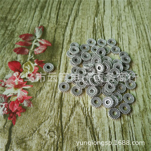 Entretoises en argent tibétain 7,6*2,0*2,4 mm, alliage plaqué, composants de bijoux pour la création de bijoux DIY - Product Image 3