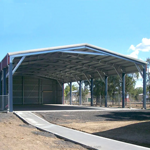 Fácil de montar Cobertizo de metal de bajo costo Construcción Estructura de acero prefabricada Edificio de taller de almacén - Product Image 1