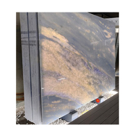 Dalle de quartzite bleu iceberg du Brésil de luxe – Pierre naturelle de marbre bleu Céleste pour murs, sols, tables, comptoirs de cuisine et îlots
