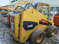 Gebrauchter Original Caterpillar CAT246 Radlader CAT246c Mini mit Motorpumpe & Antrieb - 3 Tonnen Nennlast 55 kW Leistung