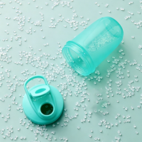 Bouteille de shaker à protéines personnalisée avec logo, nouvelle, petite, portable, mini, 150 ml, sans BPA, anti-fuite