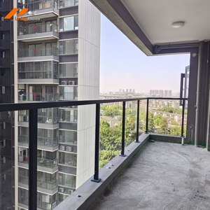 Glass Railing Fence Panels Clear View Commercial <b>Safety</b> Barriers for Contractors Engineering Projects and Building Developments - Product Image 4